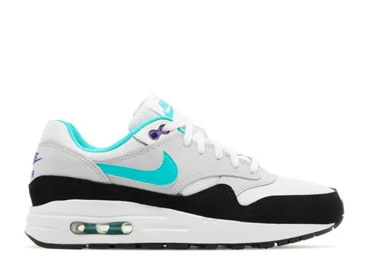 Nike Air Max 1 White Pure Platinum Court Purple Hyper Jade